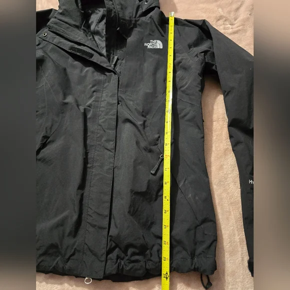 The North Face Waterproof Black Jacket Hyvent Size Medium